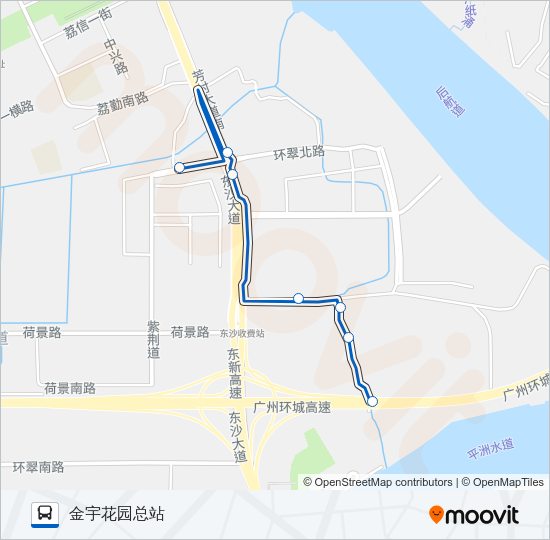 公交417路的线路图
