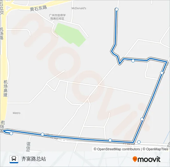 420路 Bus Line Map