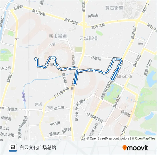 421路 Bus Line Map