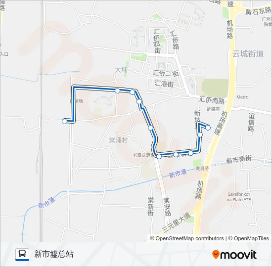 422路 Bus Line Map