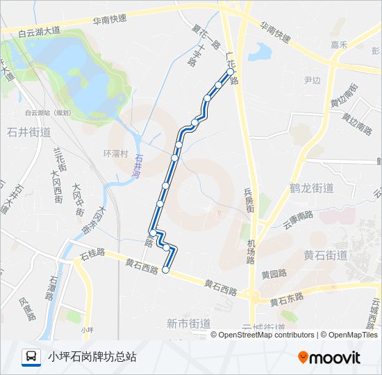 公交423路的线路图