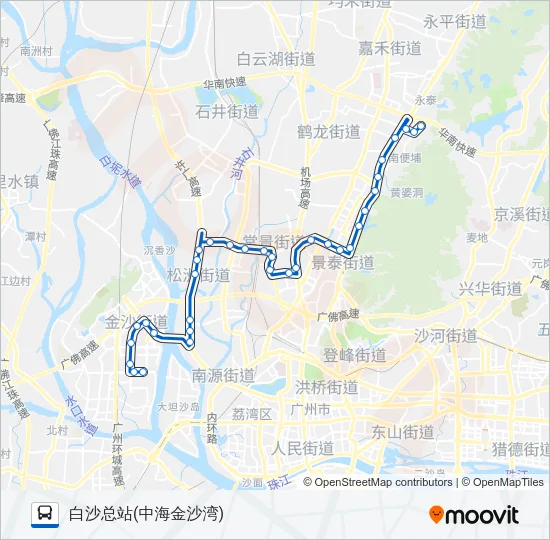 424路 Bus Line Map