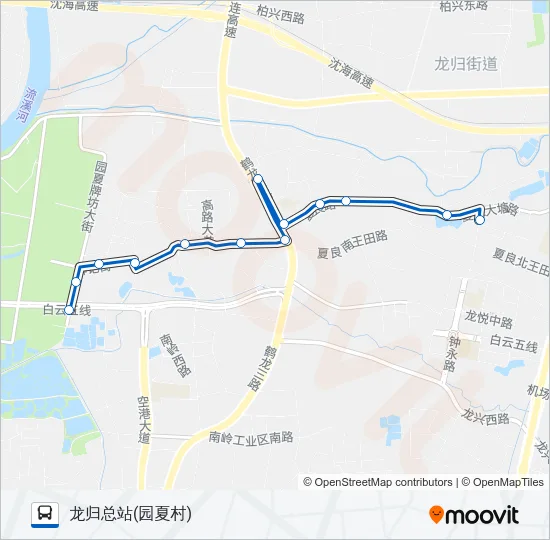 427路 Bus Line Map