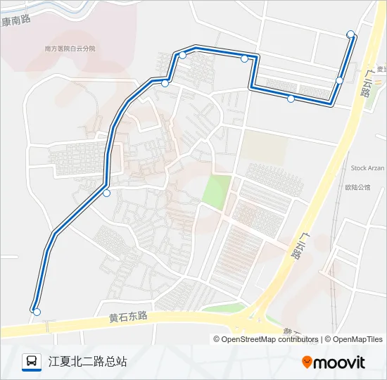 428路 Bus Line Map