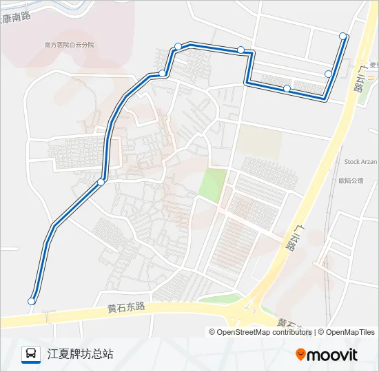 公交428路的线路图