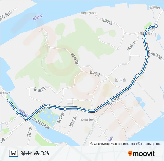 公交430路的线路图