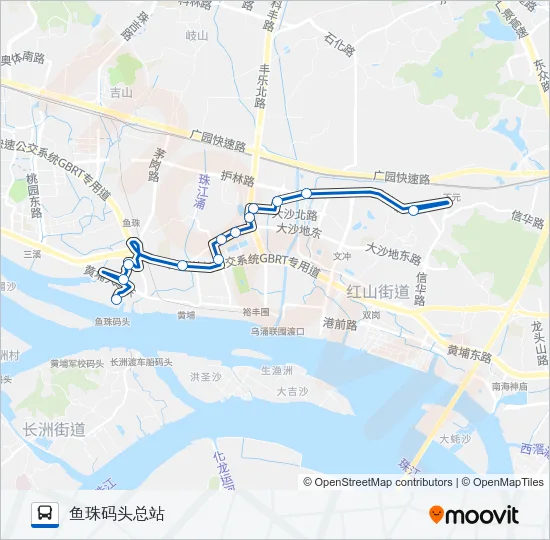公交431路的线路图