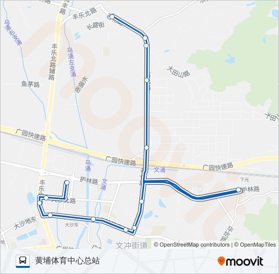 公交433路的线路图