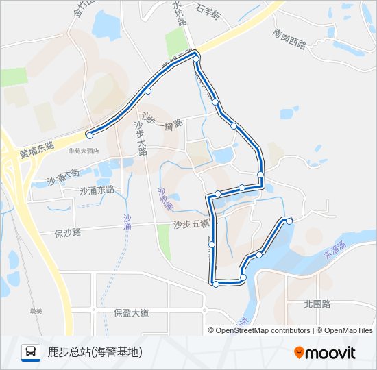 公交435路的线路图