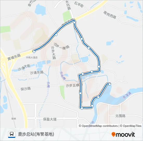 公交435路的线路图