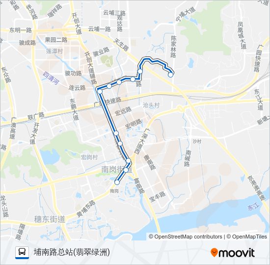 公交437路的线路图
