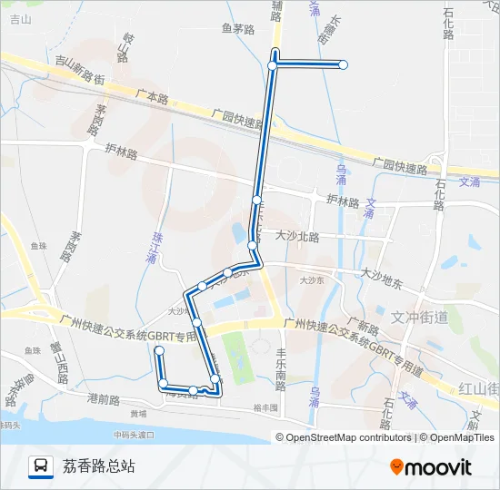 438路 Bus Line Map