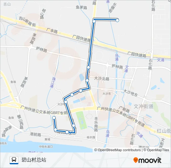 438路 Bus Line Map