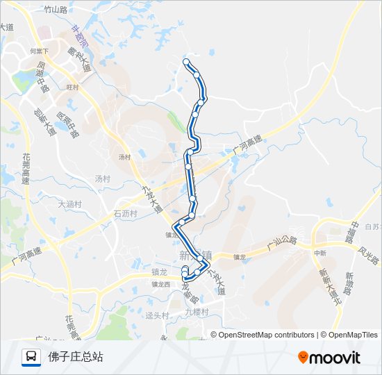 公交441路的线路图