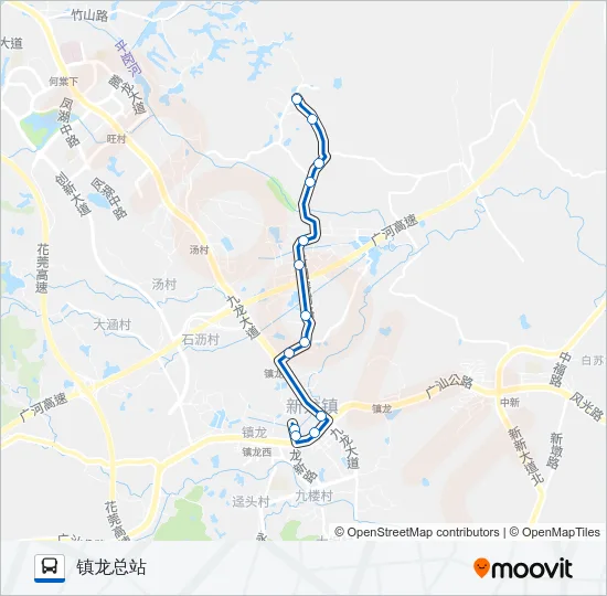 公交441路的线路图