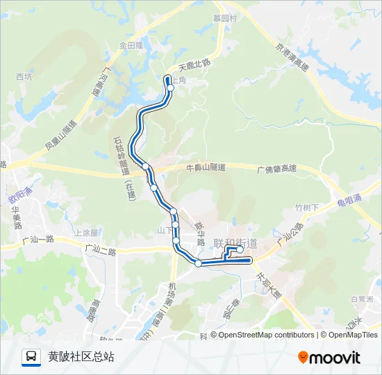 449路 Bus Line Map