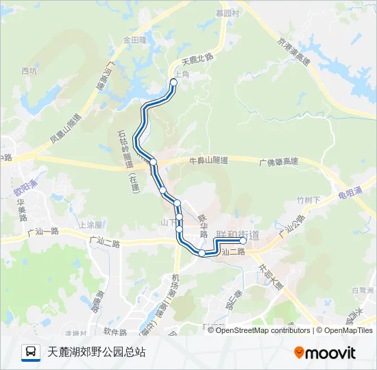 449路 Bus Line Map