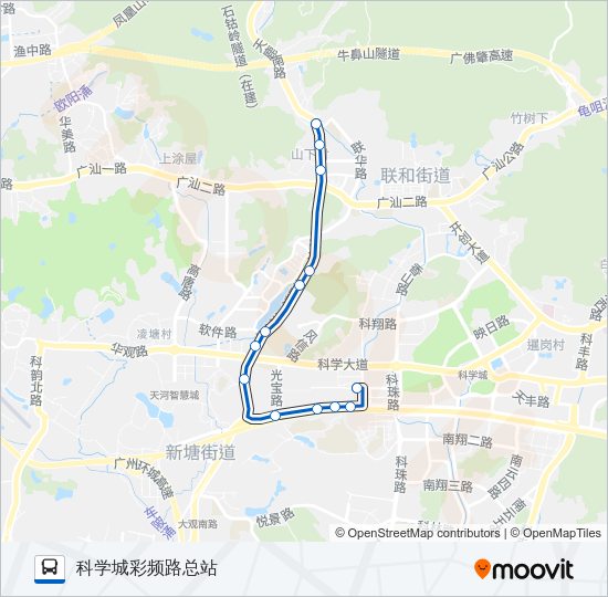 公交452路的线路图