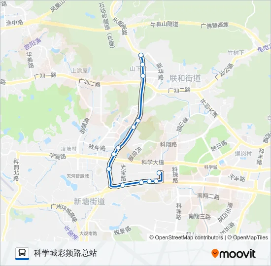 452路 Bus Line Map