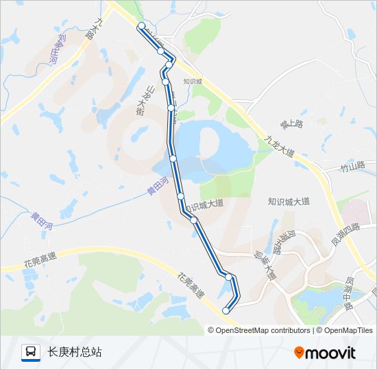 公交456路的线路图