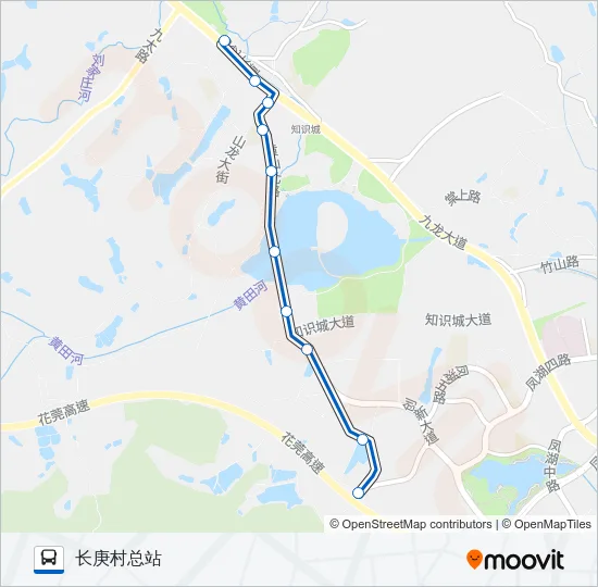公交456路的线路图