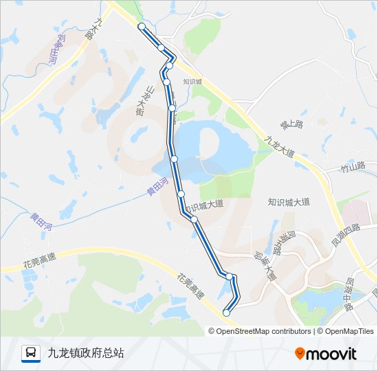 公交456路的线路图
