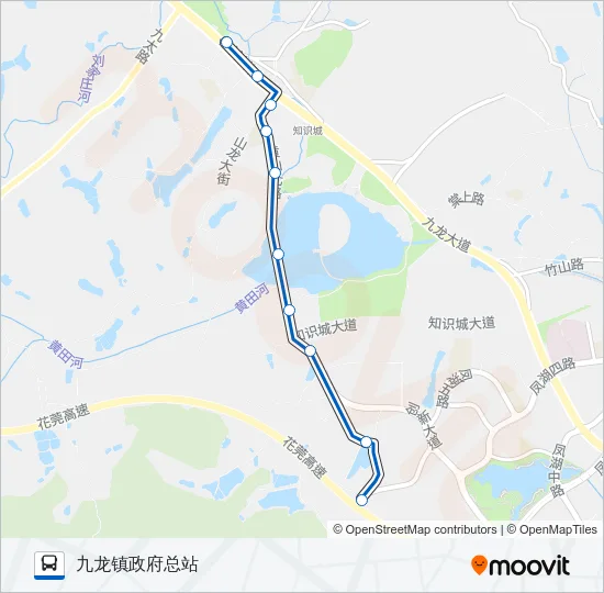 公交456路的线路图