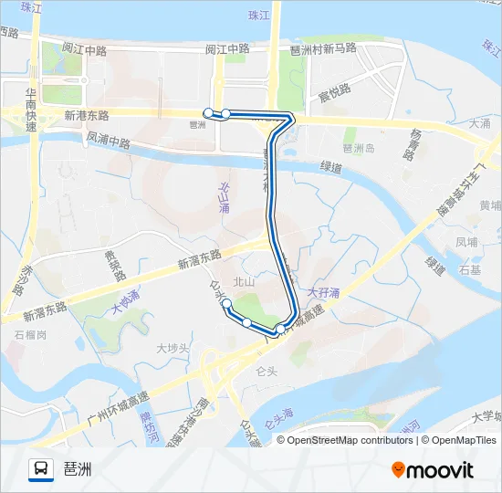 461路 Bus Line Map