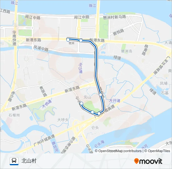 461路 Bus Line Map