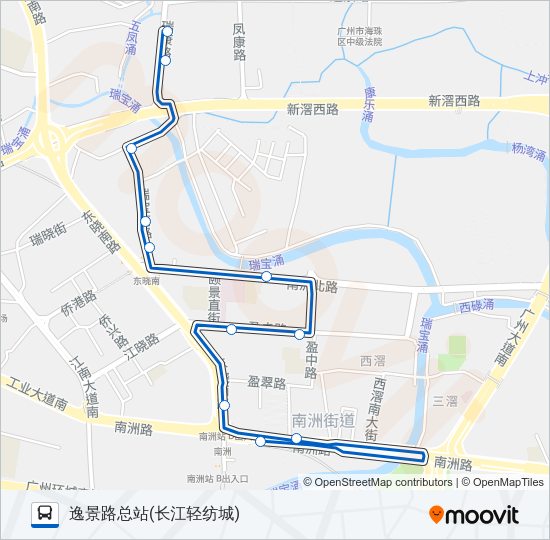 公交462路的线路图