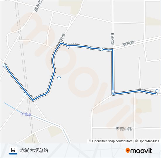 公交464路的线路图