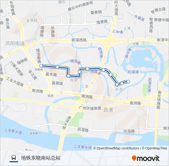 公交466路的线路图