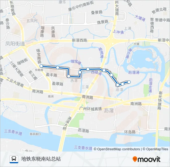 公交466路的线路图