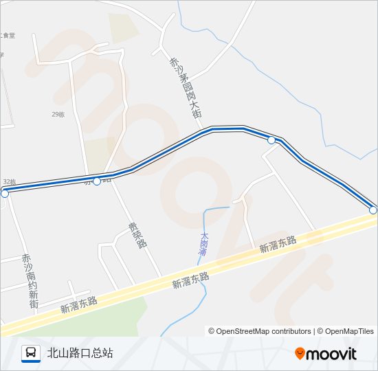 公交467路的线路图