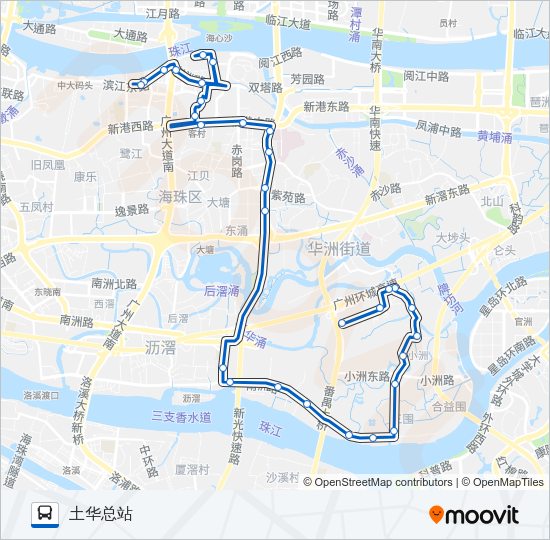 公交468路的线路图