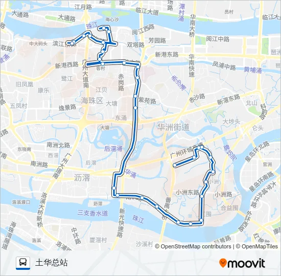 公交468路的线路图