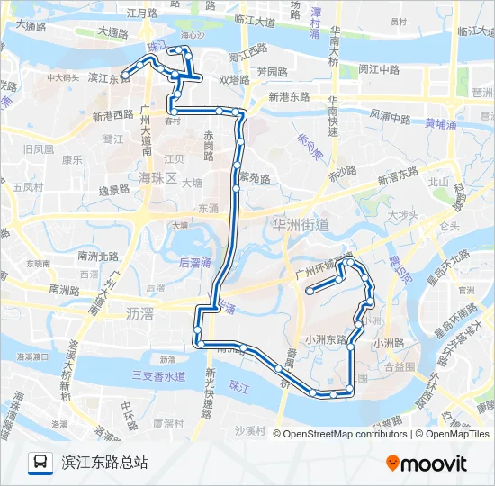 468路 Bus Line Map