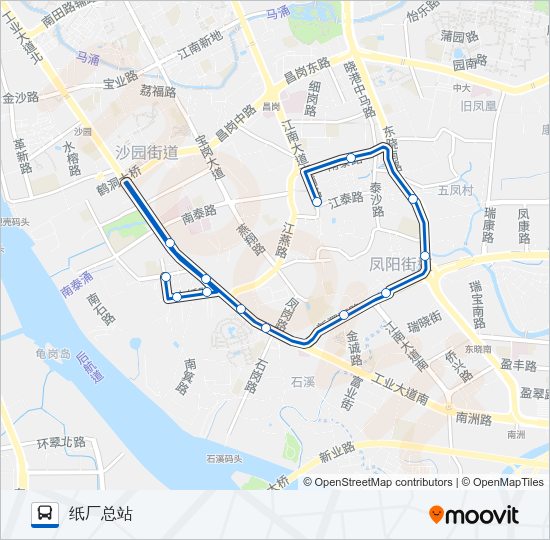 公交469路的线路图