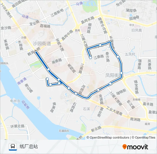 公交469路的线路图