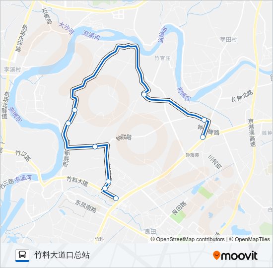 公交473路的线路图