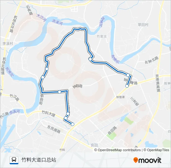 公交473路的线路图