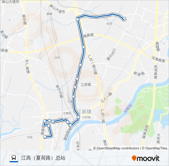 公交474路的线路图