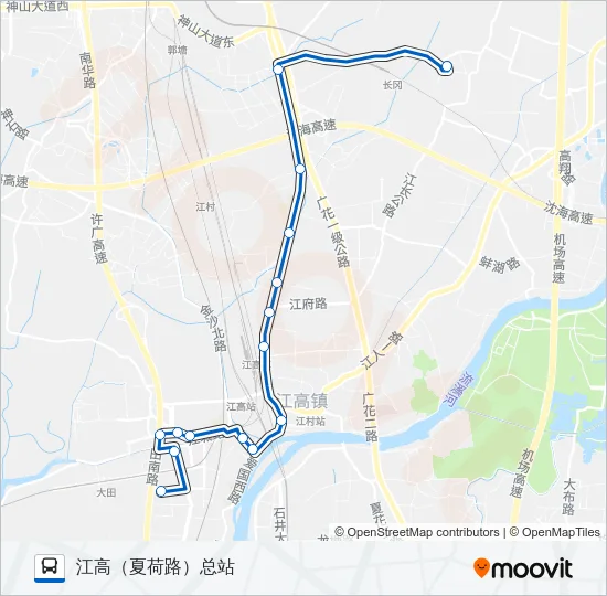 公交474路的线路图