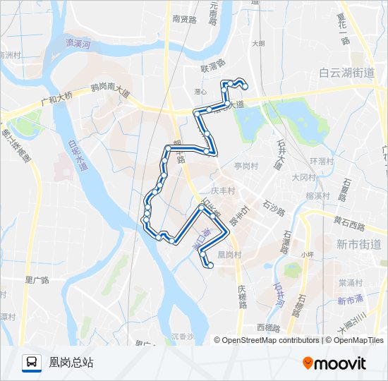 公交476路的线路图