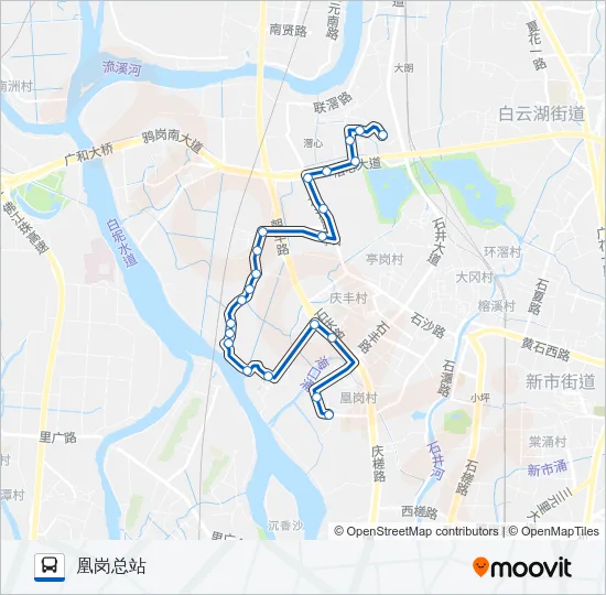 公交476路的线路图