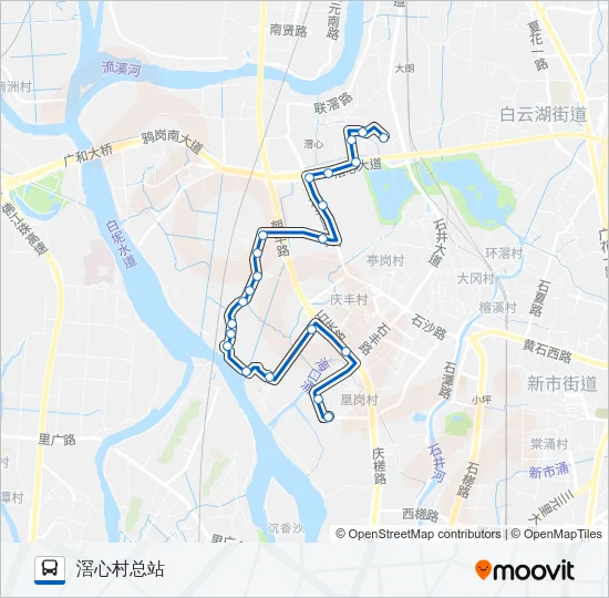 公交476路的线路图