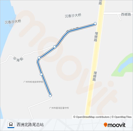 公交477路的线路图