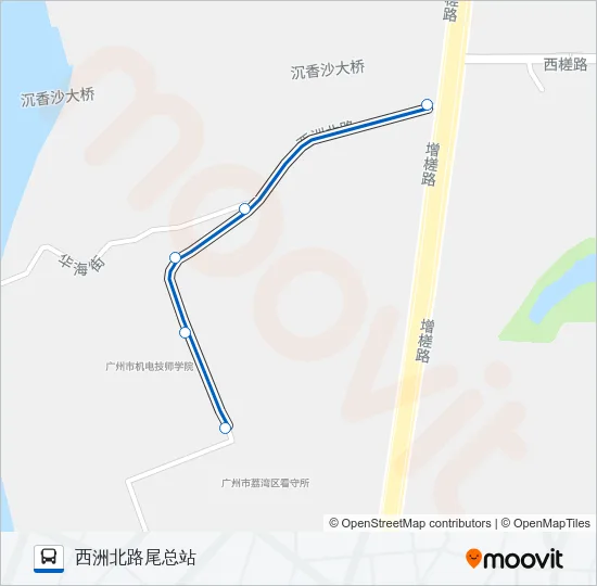 公交477路的线路图
