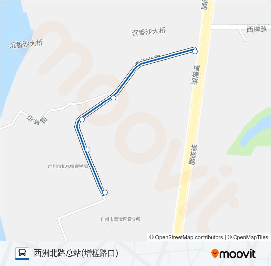 公交477路的线路图