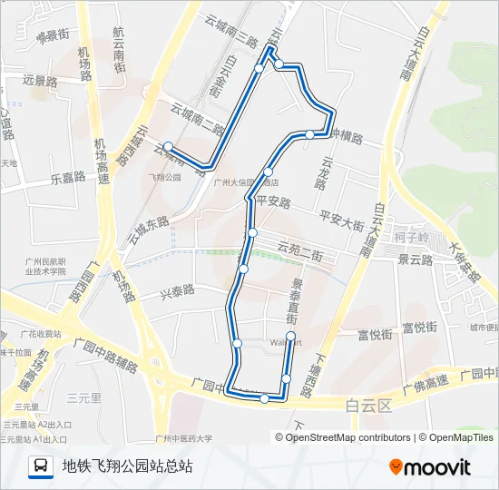 公交479路的线路图